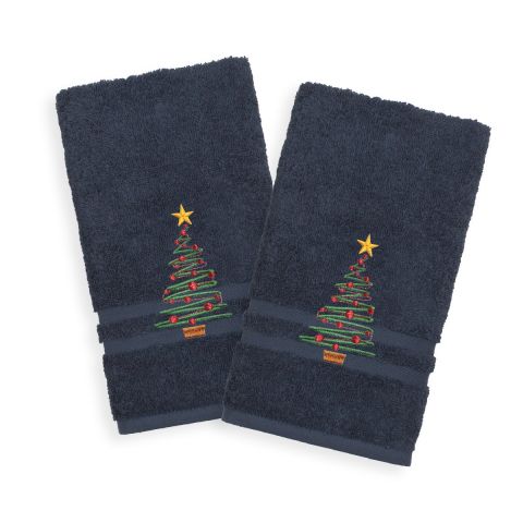 Christmas Tree Embroidered Denzi Towel