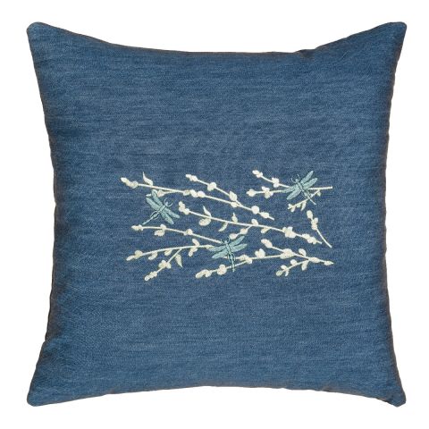 Braelyn Denim Decorative Pillow Cover
