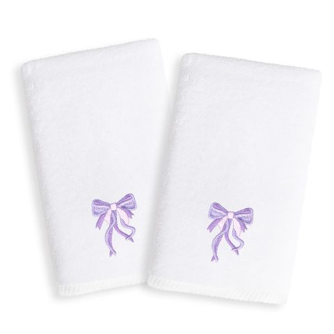 Linum Kids Bow Embroidered Towel