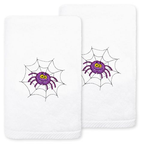 Spider Embroidered Towel